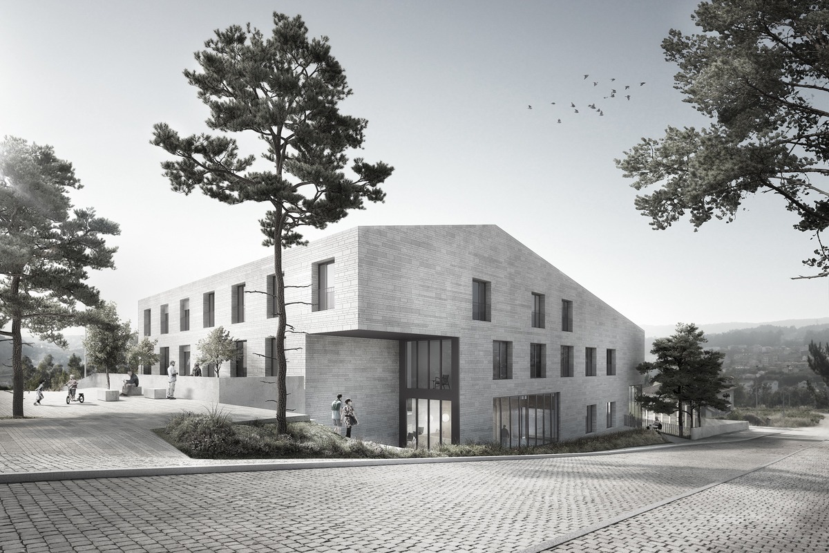 Neubau Seniorenhotel in Portugal, Gebäude von Aussen